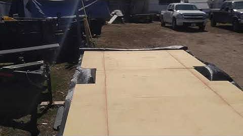 Aliner Aframe floor rebuilt part 2