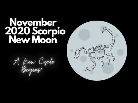 فيديو: القمر الجديد نوفمبر 2020