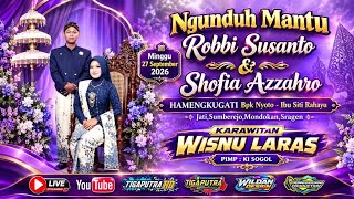 LIVE WISNU LARAS / WEDDING ROBBI ♥️ SHOFIA // TIGA PUTRA AUDIO &  PRINGGODANI AUDIO // TIGA PUTRA HD