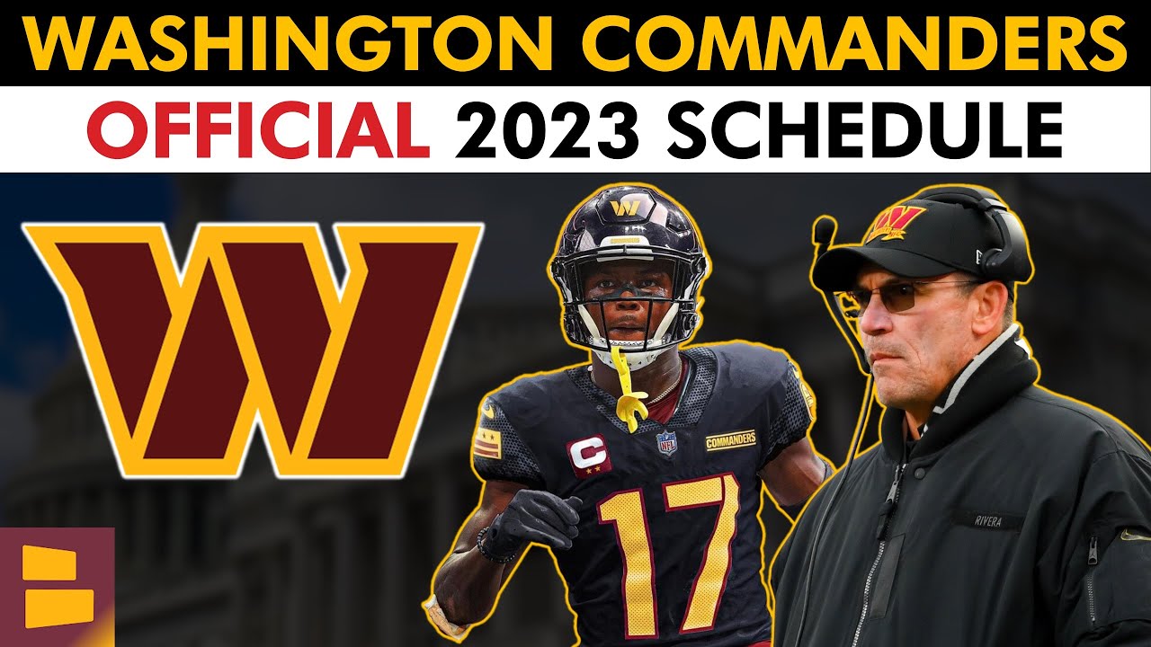 washington commanders schedules