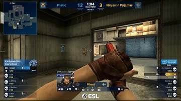 forest f0rest t pistol 1v2 clutch cache 12 3 fnatic v nip iem sydney quarterfinal 2019 map 1