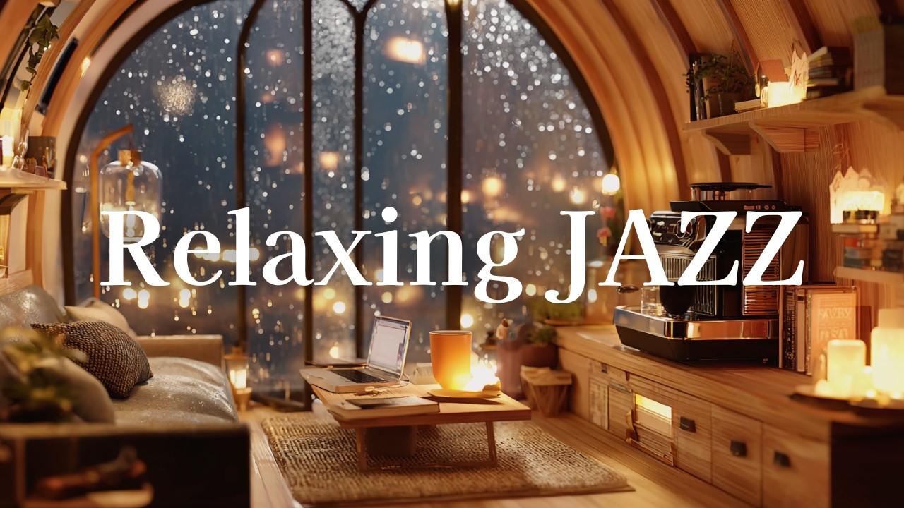 Cozy Cabin Jazz ✨ Relaxing Background Music for Focus & Calm