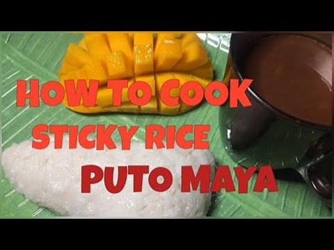 How to Cook Sticky Rice || Puto Maya || Filipino kakanin || Home ...