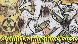 Graffiti Black Book Battle Time Lapse: 'TOXIC'  Music: HumaNo I.D. by 10Bonez