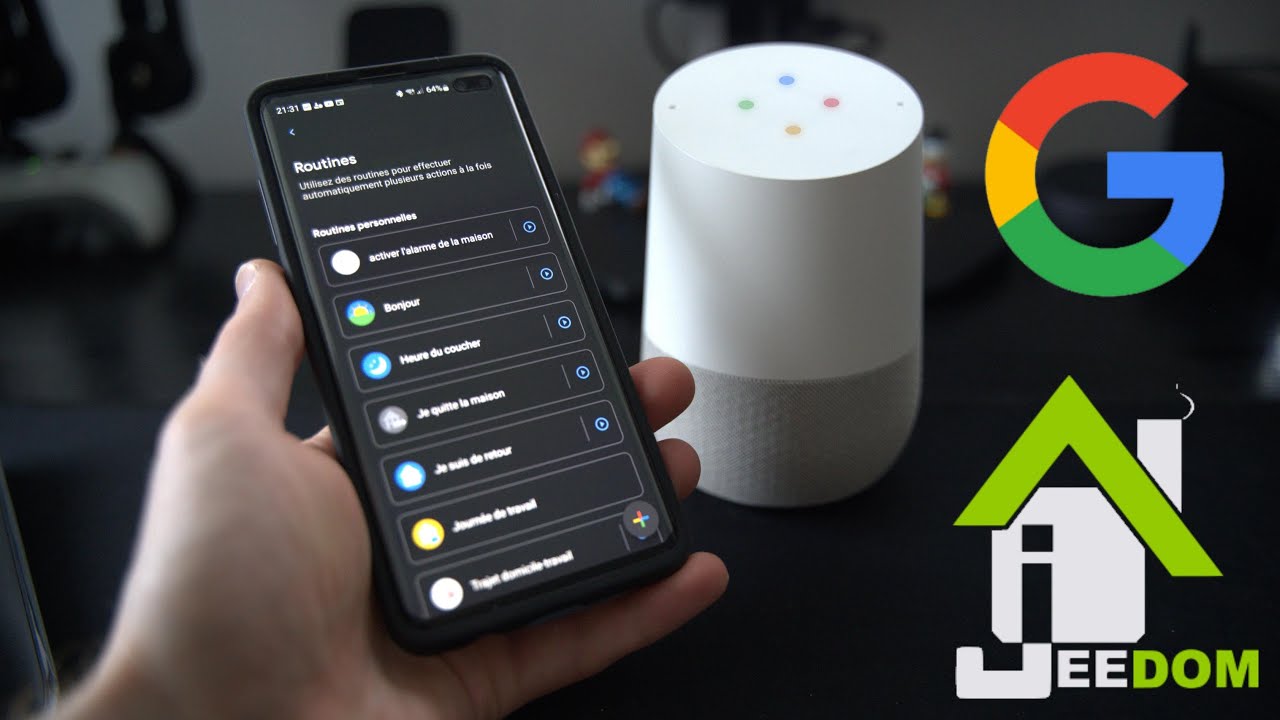 C'est la routine sous Jeedom avec Google Home 🤖 Et c'est drôlement bien pratique !