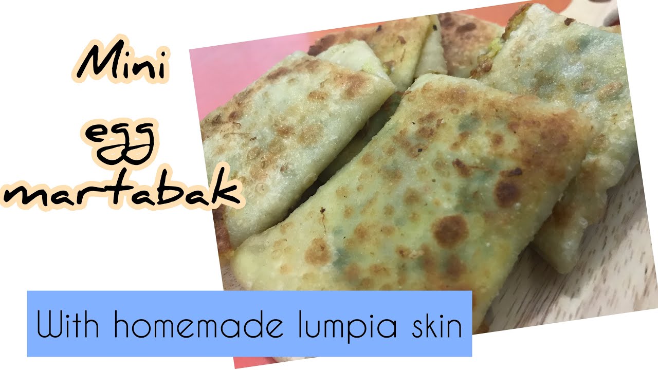 Resep martabak telur mini kulit lumpia