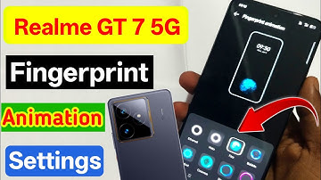 realme gt 7 5g fingerprint animation change/how to change fingerprint animation on the realme gt 7 