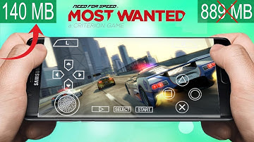 Need For Speed Most Wanted For PSP+Setting Highly Compressed  Android Hindi
