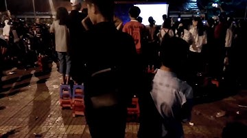 Trịnh Đình Quang về Cà Mau cùng Hoàng Y Nhung và các đồng nghiệp ca sĩ,diễn viên tạiTr.THPT Cái Nước