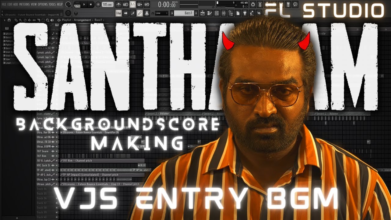 VIKRAM - SANTHANAM BGM | Fl Studio | VJS Entry BGM | Prem Anand ...