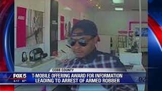 T Mobile offering reward for information leading to arrest of armed robber