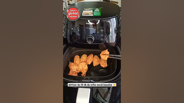 airfryer da 20 dk da tavuk kanat nasıl yapılır? #airfryer #airfryerrecipes #chicken #tavuk #philips