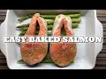 Easy Baked Salmon | Healthy Recipe | Як Приготувати Філе Лосося в Духовці