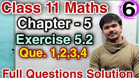 Chapter 5 Complex Number Exercise 5.2 que. 1,2,3,4 full solved Class 11 Maths ncert