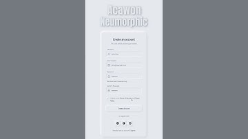 Neumorphic Register Form 🔥 Modern UI with Pure CSS