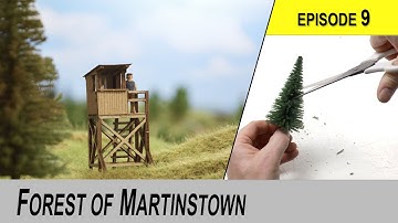 Trees and Buildings - Building a Beginners Model Railroad from ground up.