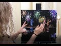 How to Paint Fireworks Over a Lake