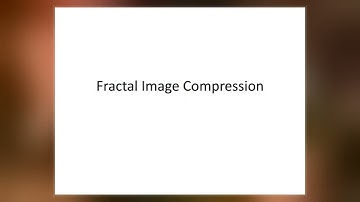 Fractal Compression