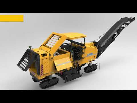 Video: The main equipment of road construction works - road milling machine