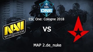 Пик Астралис Против Нави | NaVi vs Astralis Map 2.de_nuke | ESL One Cologne 2018