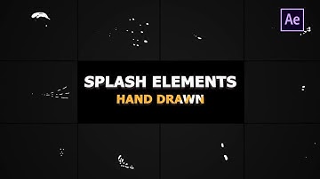 Splash Animated Elements After Effects Templates