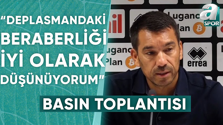 Lugano 3-3 Beşiktaş Van Bronckhorst Maç Sonu Basın Toplantısı / A Spor / Avrupa Gecesi / 23.08.2024