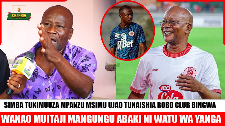 MZEE SAID!!  VIONGOZI SIMBA SC KWA NINI TUWAACHE BEST PLAYER WETU// BALAA  NEW FORCE YATINGA SIMBA