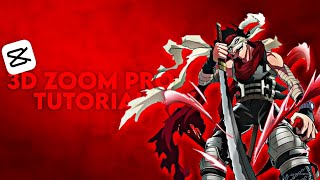 3d Zoom Pro Tutorial|Capcut screenshot 1