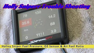 Holley Sniper Air Fuel Ratio Issues & Start Up Issues Symptoms & Fix