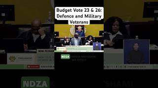 20 May 2026 | Budget Votes 23 &amp; 26: Defence and Military Veterans