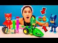 OLAMAZ! Ayşe, Romeo'ya bayıldı! PJ Masks ne yapacak? Çocuk oyunları.