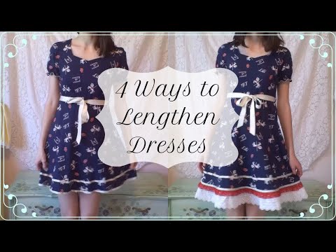 Video: How To Lengthen The Hem Of A Dress