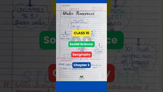 Class 10 SS - Geography CH. 3 Study Notes #geography #studynotes