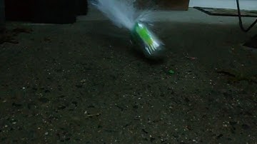 Soda Can Exploding in Slow Motion