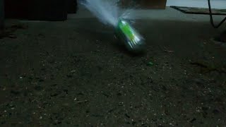 Soda Can Exploding in Slow Motion