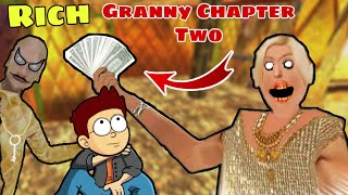 Rich Granny And Beggar Grandpa [Granny Chapter Two] Shiva And Kanzo Gameplay screenshot 3