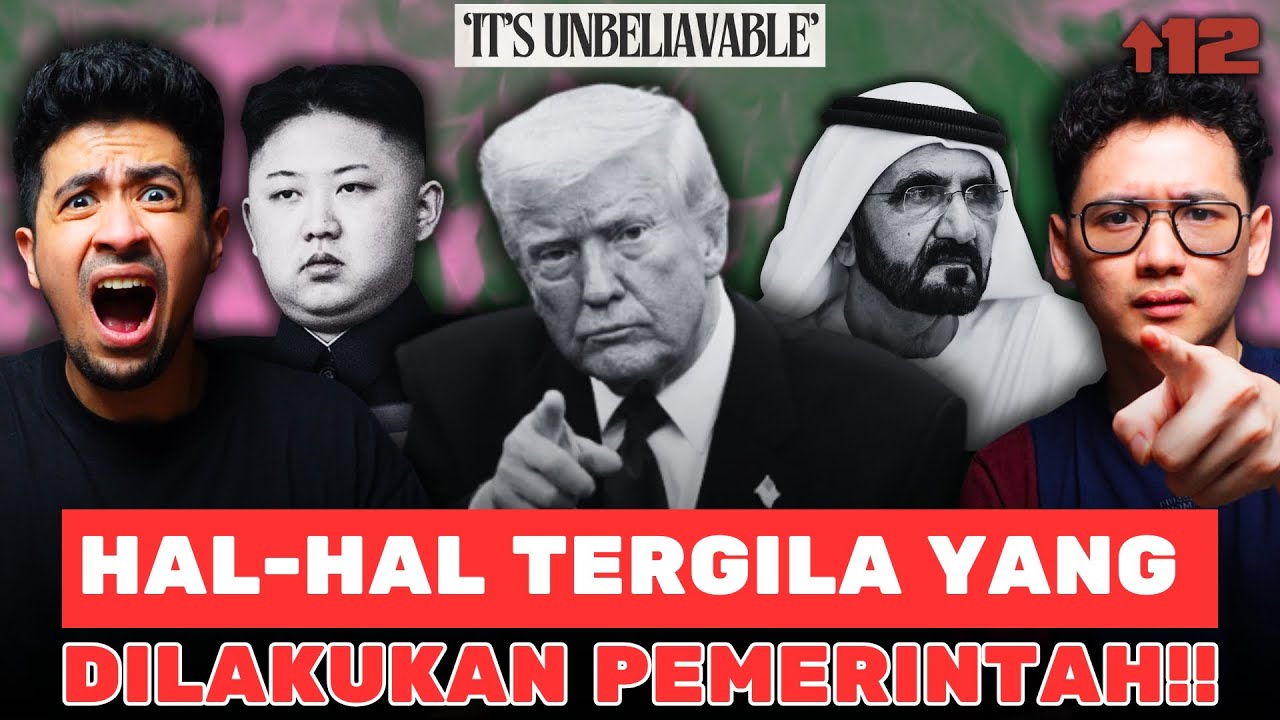 HAL-HAL TERGILA YANG DILAKUKAN PEMERINTAH!!