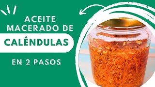 COMO HACER UN MACERADO DE  CALÈNDULAS/ OLEATO DE CALENDULAS #cosmeticacasera #cosméticanatural