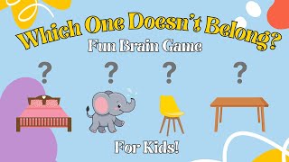 Learning Game for Kids! | Which One Doesn't Belong? | Preschoolers Early Learners Fun screenshot 2
