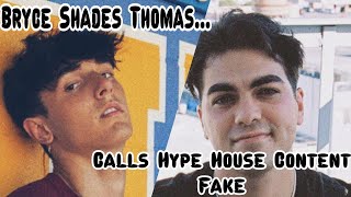 Bryce Hall Shades Thomas Petrou And Calls The Hype House Content Fake