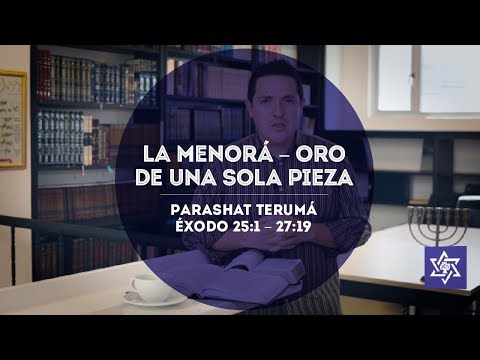 La Menorá - Oro de una sola pieza - Terumá 5778