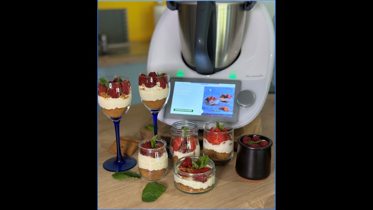 Tiramisu aux Framboises - Recette pour diabétiques - Sirop d'agave - Cookidoo