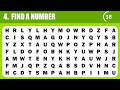 Find hidden words  i puzzle no 65 i word search i 28th july