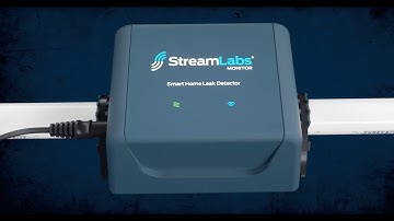 Smart Home Leak Detector | StreamLabs Water Monitor Animation