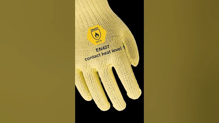 Aramid-powered and 7-gauge strong cut resistant glove #cutresistantgloves