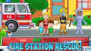 My Town : Fire Station Rescue - iPad app demo for kids - Ellie screenshot 1