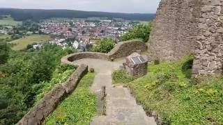 Прогулка по замку Гляйберг Германия / Gleiberg Wettenberg Hessen