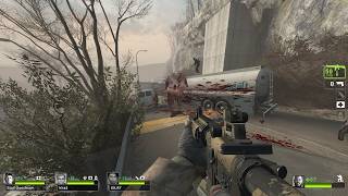 Left 4 Dead 2 Expert Gameplay MK18 Suppressed Tan and M45 Battle Hardened INS Weapon Anim Mod
