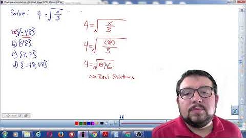 TSI - Grossi Solves an Equation with Square Roots and Fractions Using Substitution and Algebra