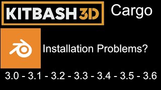 Installing Kitbash Cargo into blender 3.0 , 3.1, 3.2, 3.3, 3.4, 3.5, 3.6 manually